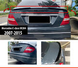 Mercedes C-class W204 2007-2015 гг. Спойлер DPT V-1 (Черный Глянец) фото 1