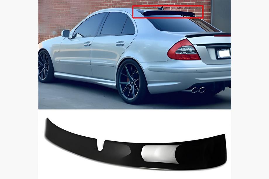 Mercedes E-class W211 2002-2009 гг. Бленда на Заднее Стекло DPT (2002-2006, Черный Глянец) Image
