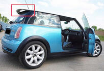 Mini Cooper R50/52/53 2000-2006 гг. Спойлер DPT (Черный Глянец) фото 2