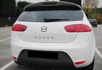 Seat Leon 2005-2012 гг. Спойлер DPT V-4 (2009-2012, Черный Глянец) фото 1