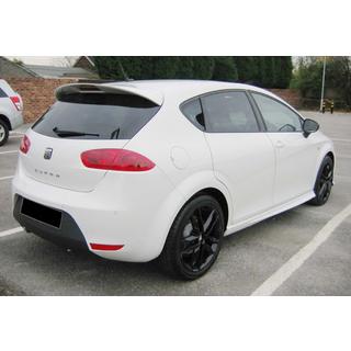 Спойлер DPT V-4 (2009-2012, Черный Глянец) Seat Leon 2005-2012 гг. фото 4