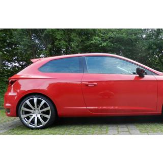 Спойлер DPT V-1 (2-дверный, Черный Глянец) Seat Leon 2013-2020 гг. фото 4