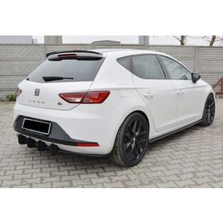Спойлер DPT V-8 (Черный Глянец) Seat Leon 2013-2020 гг. фото 3