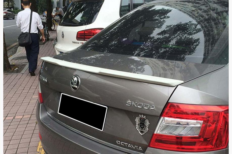 Skoda Octavia III A7 2013-2019 гг. Спойлер DPT V-2 (Черный Глянец) Image