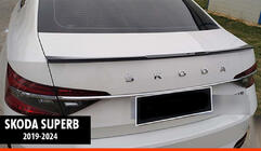 Skoda Superb 2015-2024 гг. Спойлер DPT V-3 (2019-2024, Черный Глянец) фото 1