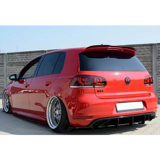 Спойлер DPT V-4 (HB, Черный Глянец) Volkswagen Golf 6 2008-2014 гг. фото 4