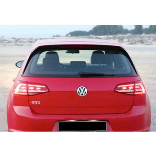 Спойлер DPT V-1 (для GTI / R HB, черный глянец) Volkswagen Golf 7/E-Golf 2012-2020 гг. фото 4