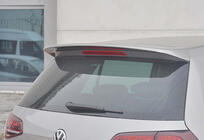 Volkswagen Golf 7/E-Golf 2012-2020 гг. Спойлер DPT V-11 (для Base HB, черный глянец) фото 4