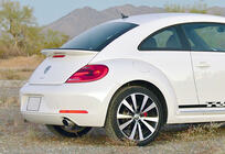Volkswagen Beetle 2011-2015 гг. Спойлер DPT (Черный Глянец) фото 3