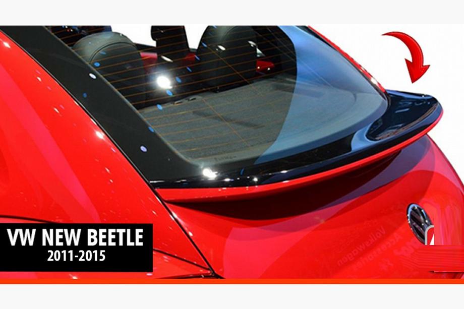 Volkswagen Beetle 2011-2015 гг. Спойлер DPT (Черный Глянец) Image