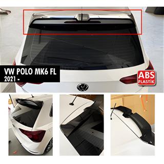 Спойлер DPT V-1 (2021+, HB, Черный Глянец) Volkswagen Polo 2017- гг. фото 1