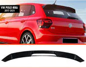 Volkswagen Polo 2017- гг. Спойлер DPT V-3 (2017-2021, HB, Черный Глянец) фото 1
