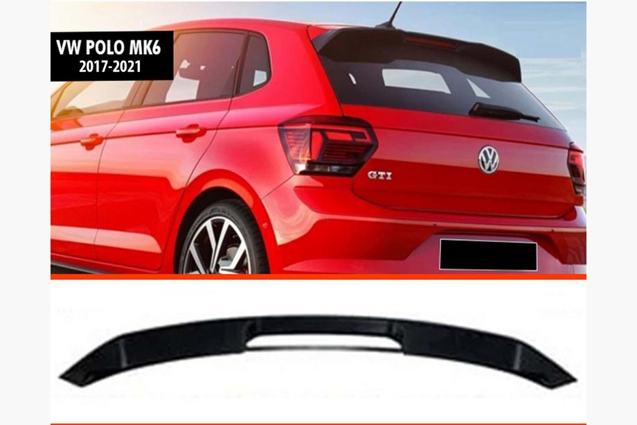Volkswagen Polo 2017- гг. Спойлер DPT V-3 (2017-2021, HB, Черный Глянец) Image
