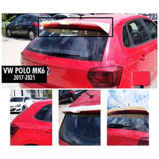 Задний Спойлер DPT V-4 (2017-2021, HB, Черный Глянец) Volkswagen Polo 2017- гг. фото 1