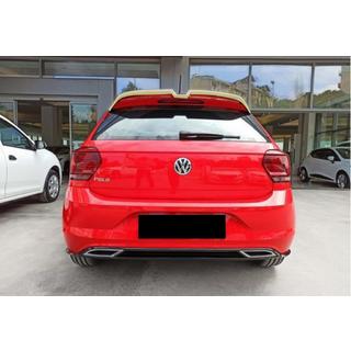 Задний Спойлер DPT V-4 (2017-2021, HB, Черный Глянец) Volkswagen Polo 2017- гг. фото 4