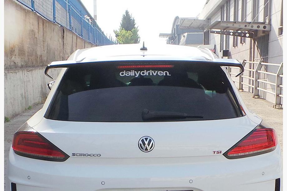 Volkswagen Scirocco 2008-2017 гг. Спойлер DPT V-1 (2014-2017, Черный Глянец) Image