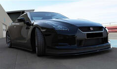 Nissan GT-R 2008-2025 гг. Передний Лип DPT (Черный Глянец) фото 2