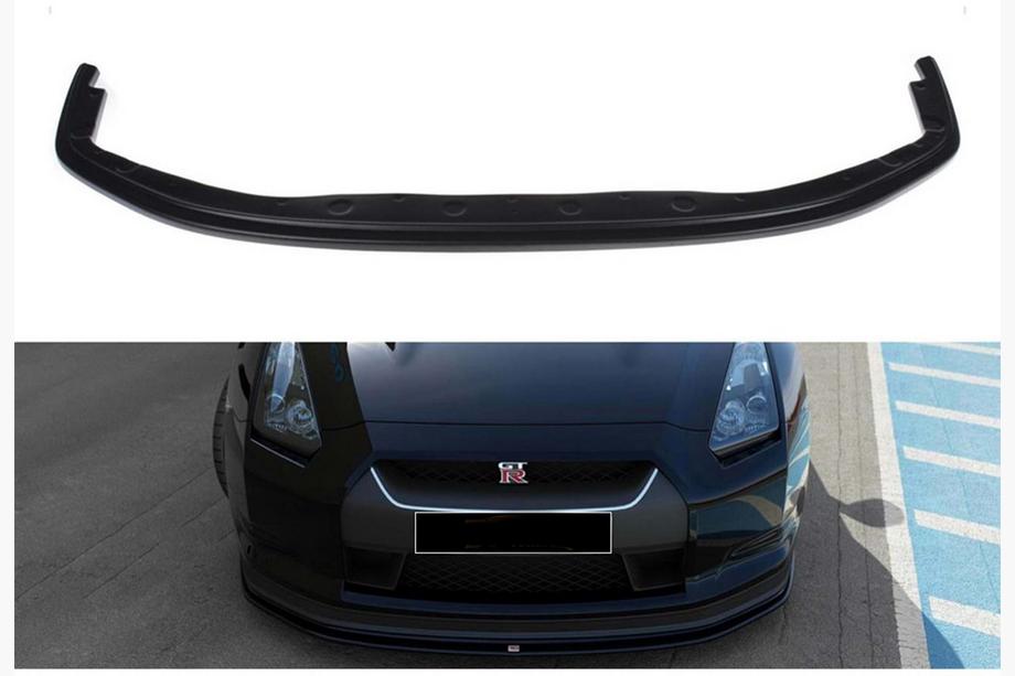Nissan GT-R 2008-2025 гг. Передний Лип DPT (Черный Глянец) Image