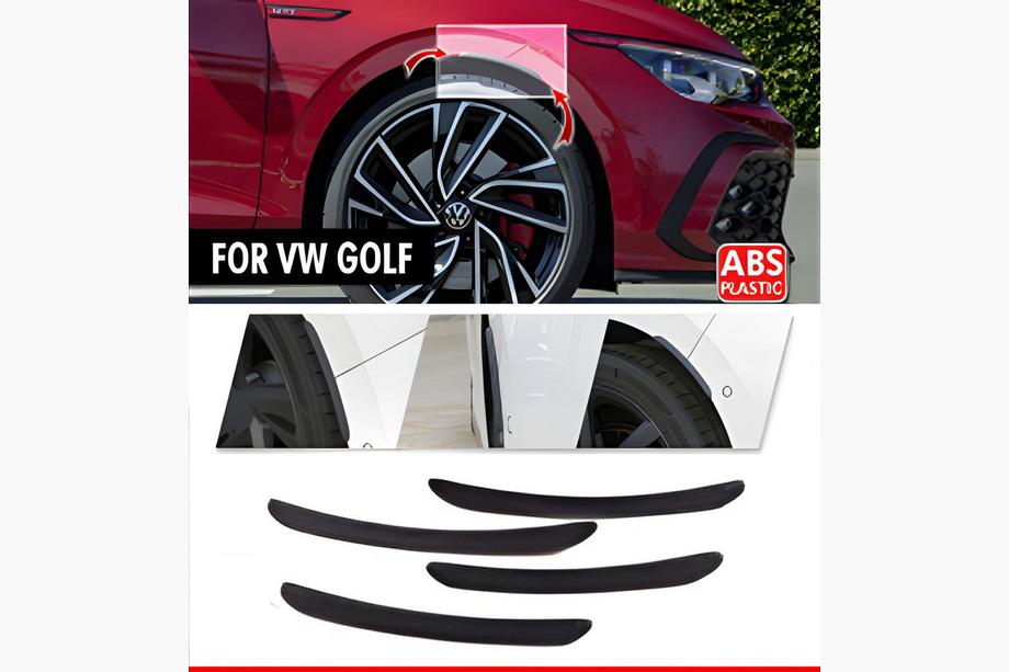 Volkswagen Golf 7/E-Golf 2012-2020 гг. Расширители арок DPT (4 шт, черные) Image