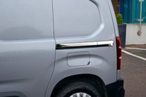 Opel Combo 2019- гг. Молдинги раздвижной двери нержавеющая сталь (2 шт.) фото 5