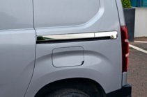Opel Combo 2019- гг. Молдинги раздвижной двери нержавеющая сталь (2 шт.) фото 2