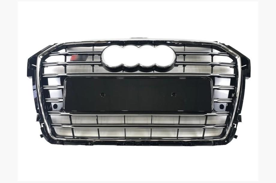 Audi A1 2010-2018 гг. Передняя решетка S-Style (2014-2018, черная с хромом) Image