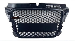 Audi A3 2003-2012 гг. Передняя решетка RS-Style V-1 (2008-2012, черная) фото 1