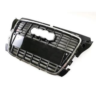Передняя Решетка S-Style (2008-2012, Черная с Хромом) Audi A3 2003-2012 гг. фото 2