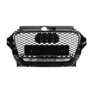 Передняя решетка RS-Style с надписью Quattro (2012-2016, черная)