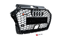 Audi A3 2012-2020 гг. Передняя решетка RS-Style (2016-2020, черно-серая) фото 3
