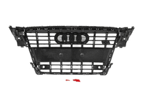 Audi A4 B8 2007-2015 гг. Передняя решетка RS-Style (2007-2011, серая с хромом) фото 5