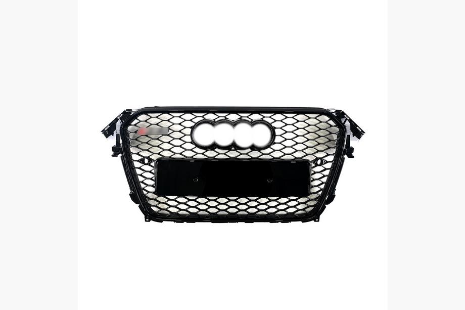 Audi A4 B8 2007-2015 гг. Передняя решетка RS-Style (2012-2015, черная) Image