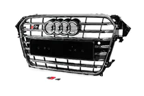 Audi A4 B8 2007-2015 гг. Передняя решетка S-Style (2012-2015, черная с хромом) фото 2