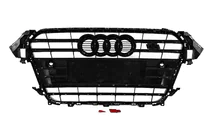 Audi A4 B8 2007-2015 гг. Передняя решетка S-Style (2012-2015, черная с хромом) фото 4