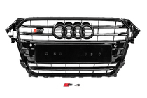 Audi A4 B8 2007-2015 гг. Передняя Черная Решетка S-Style (2012-2015) фото 1
