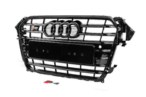 Audi A4 B8 2007-2015 гг. Передняя Черная Решетка S-Style (2012-2015) фото 3