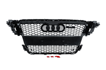Audi A5 2007-2015 гг. Передняя решетка RS-Style (2007-2011, черная) фото 4