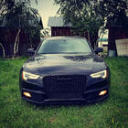 Audi A5 2007-2015 гг. Передняя решетка RS-Style (2011-2015, черная) фото 2