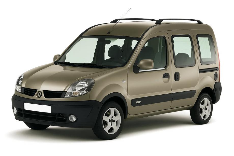 Renault Kangoo 1998-2008 гг. Наружные молдинги окон (2 шт., нержавейка) OmsaLine - Итальянская Нержавейка Image