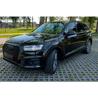 Передняя решетка RS-Style (2015-2019, черная) Audi Q7 2015–2026 гг. фото 1