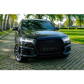 Передняя решетка RS-Style (2015-2019, черная) Audi Q7 2015–2026 гг. фото 3
