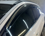 Volvo XC60 2009-2017 гг. Ветровики с хромированным молдингом Niken Luxury (6 шт) фото 5