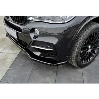 Передний лип-спойлер DPT V-1 (для M-Sport, Черный Глянец)