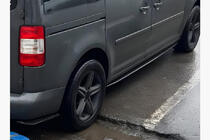 Volkswagen Caddy 2015-2020 гг. Боковые Пороги Performance (черные) фото 3