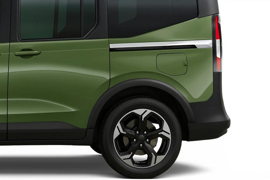 Ford Courier 2023- гг. Молдинг раздвижной двери нержавеющая сталь Image