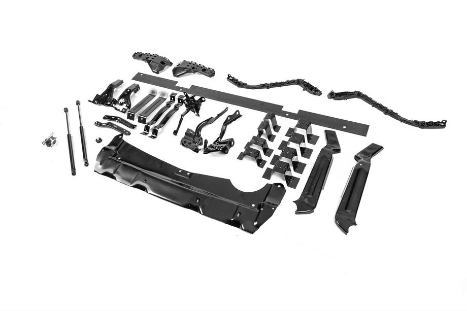 Toyota Land Cruiser Prado 120 2002-2009 гг. Комплект рестайлинга в Toyota Land Cruiser Prado 150 2017+ Фото 27