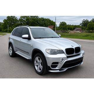 Накладка на передний бампер (2010-2013, грунтованная под покраску) BMW X5 E70 2007-2013 гг. фото 3