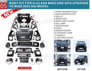 Mercedes G class W463 1990-2018 гг. Комплект рестайлинга в W465 2025 G63 фото 78