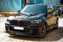 BMW X5 G05 2019–2026 гг. Передний лип Paradigm V-2 (2018-2022, Натуральный карбон) фото 1