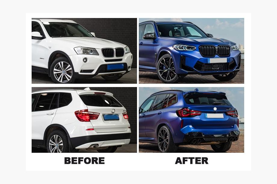 BMW X3 F25 2011-2018 гг. Комплект рестайлинга в X3M F97 2024 Фото 4